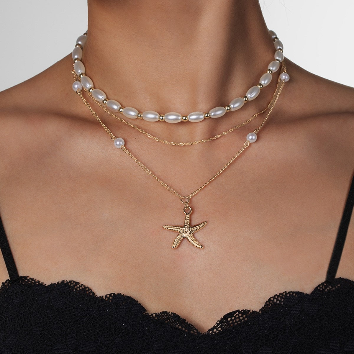 Women's Beach Vacation Style Alloy Starfish Shaped Stud Earrings
