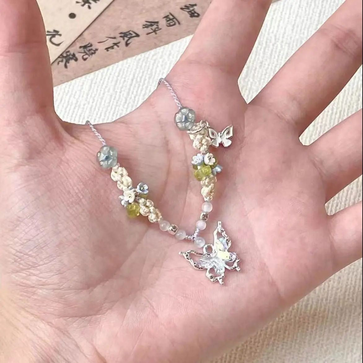 Rope Elegant High Sense White Clavicle Necklaces