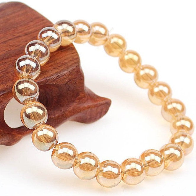 Micro Glass Bead Beads Scratch Stall Amber Bracelets