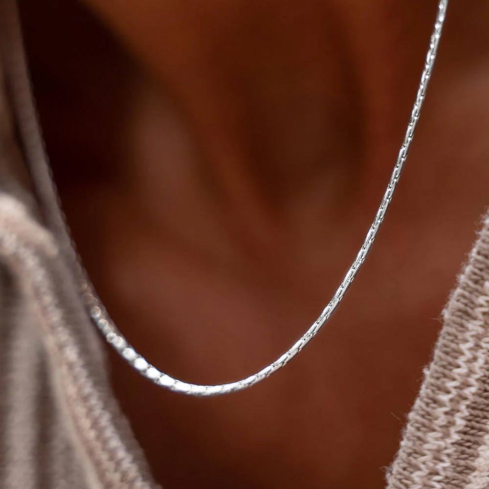 High-grade Wire Chain Versatile Fashion Solid Necklaces