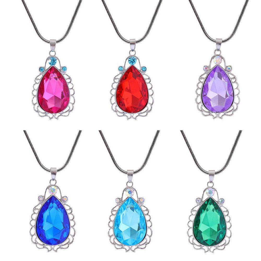 Slouchy Sophia Power Stone Princess Charm Necklaces