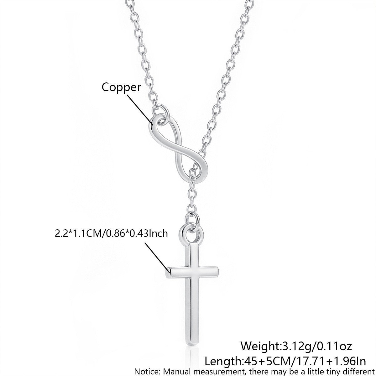 Women's & Men's Trendy Cross Zircon Artistic Retro Necklace