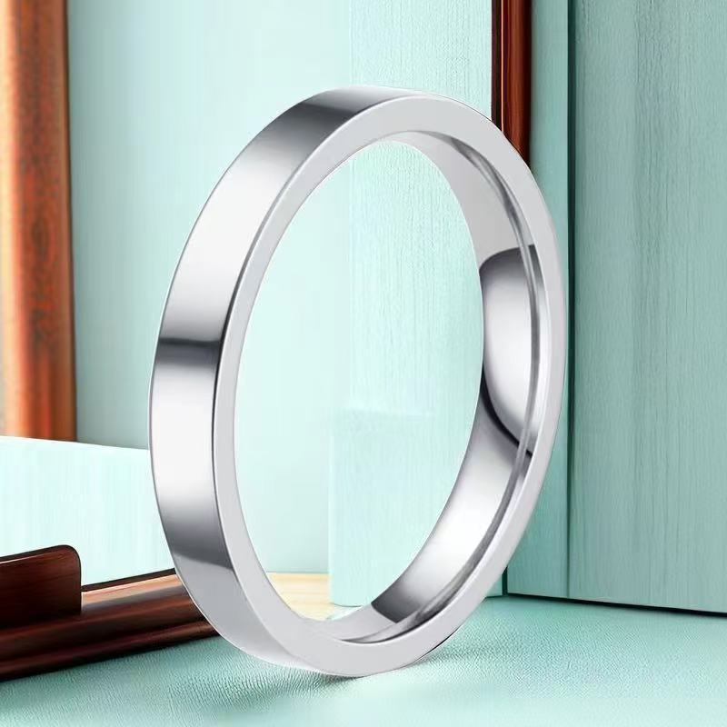 Men's Steel Personalized Trendy Cold Niche Glossy Rings