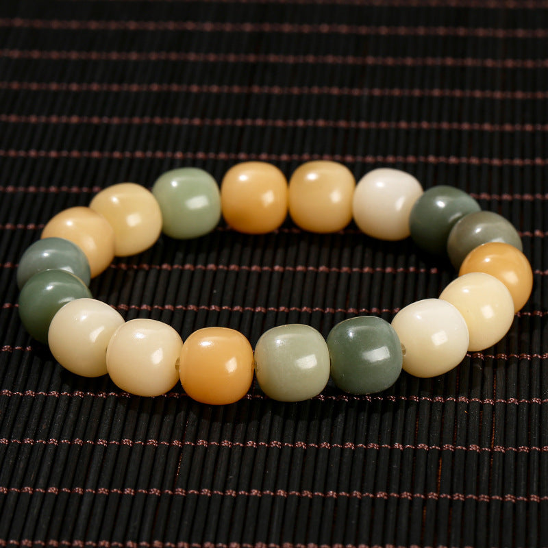 Jewelry Bodhi White Jade Bead National Bracelets