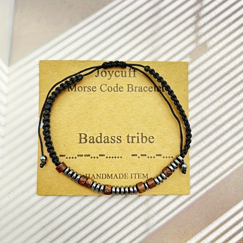 Constellation Couple Creative Black Iron Stone Bracelets