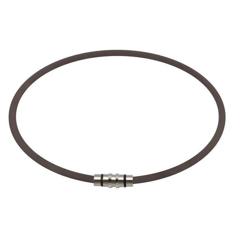 Women's & Men's Anion Collar Energy Balance Magnetic Snap Outdoor Necklaces