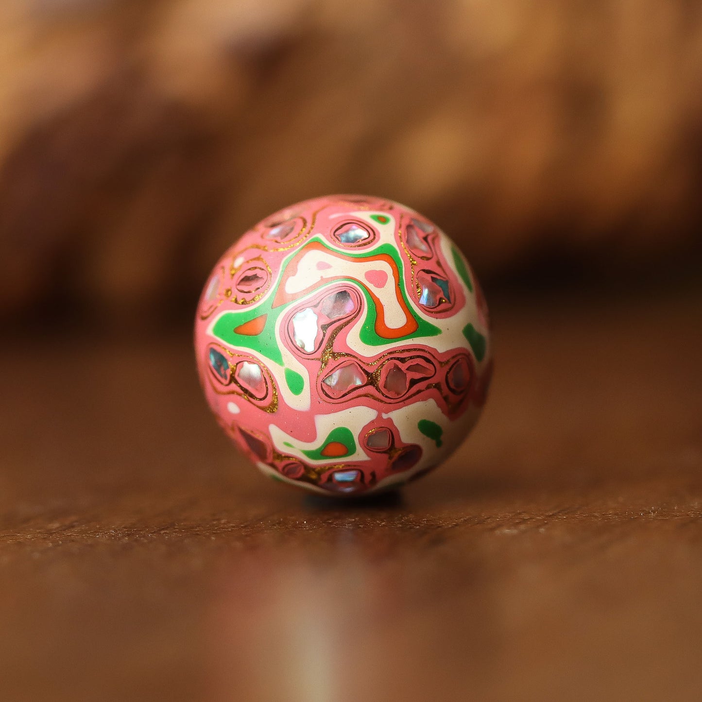 Large Paint Beads Single Bead Fine Bracelet