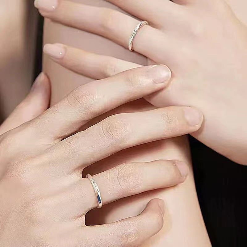 Infinite Love Couple Jewelry Live Mouth Can Rings