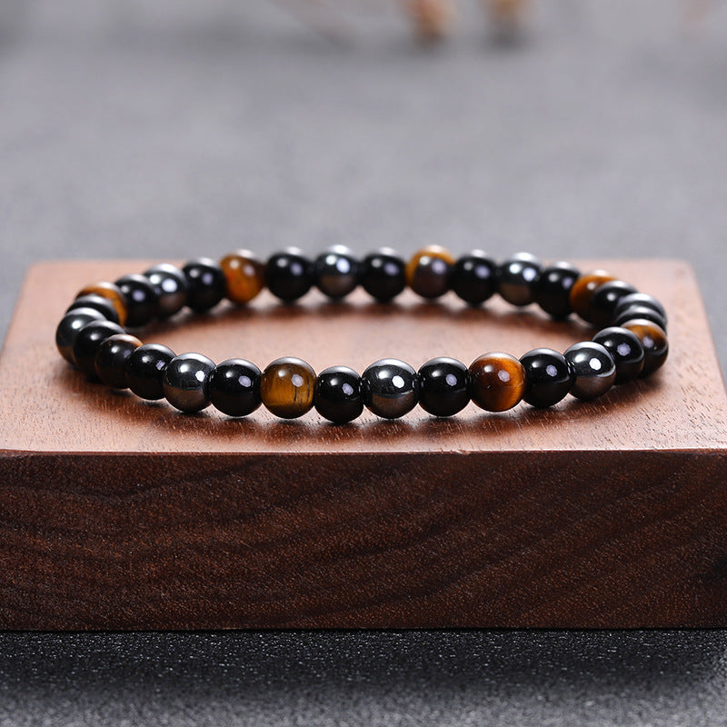 Ore Couple Colorful Tigereye Bright Stone Bracelets