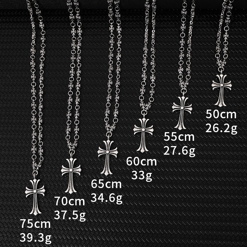 Women's & Men's Cross Punk Retro Personality Casting Items Pendants