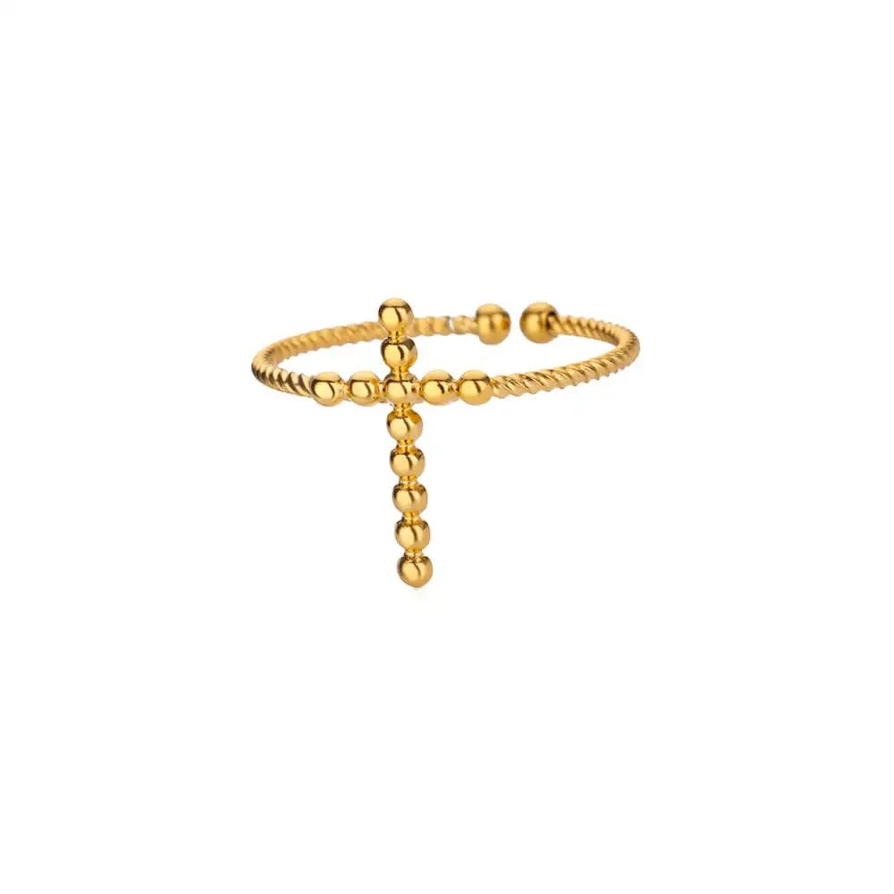 Open Niche Creative Hollow Daily Wear Couple Ring