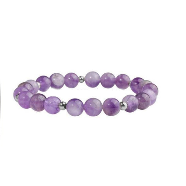 Women's & Men's Volcanic Rock Couple Beaded Elastic String Bracelet