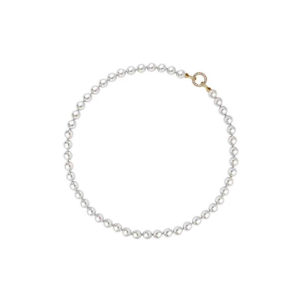 Pearl Light Luxury Minority High-grade Diamond Necklaces
