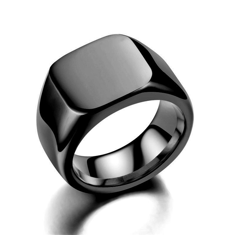 Men's Accessories Personalized Titanium Steel Retro Stainless Rings