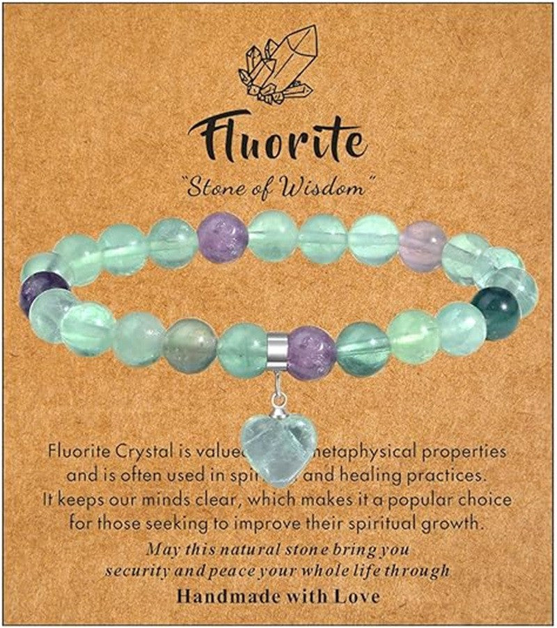 Women's & Men's Elastic String Beaded Love Creative Gifts Bracelet