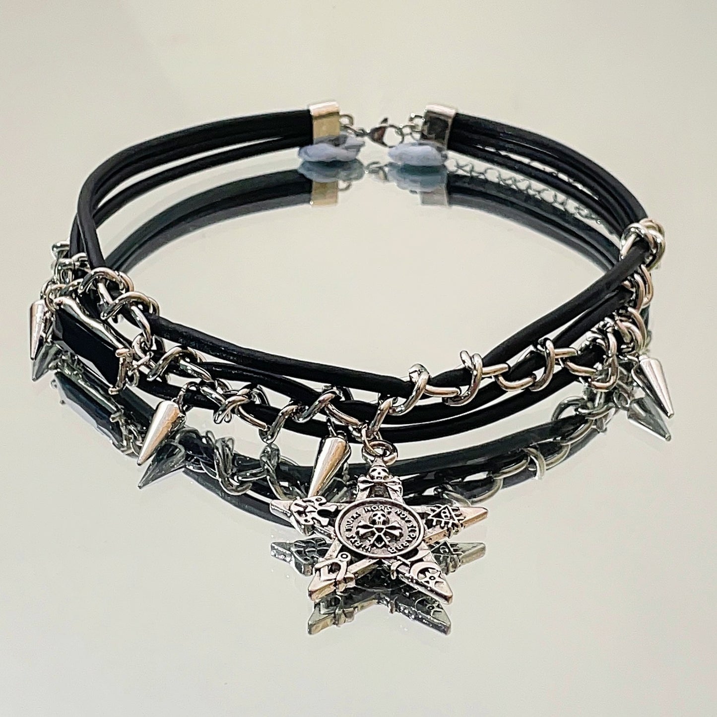 Style Buckle Female Sweet Cool Hot Personalized Hip Hop Simple Collar