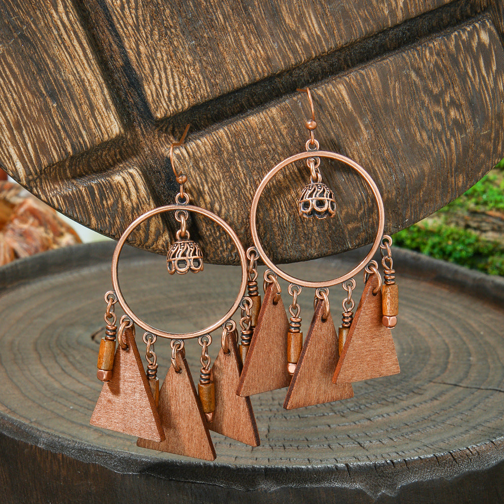 Attractive Antique Bohemian Ethnic Style Handmade Earrings