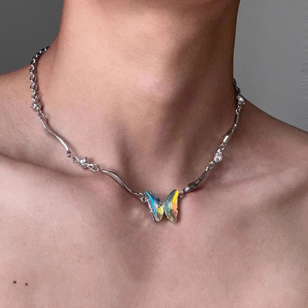 Men's Punk Street High-grade Clavicle Chain Asian Culture Necklaces