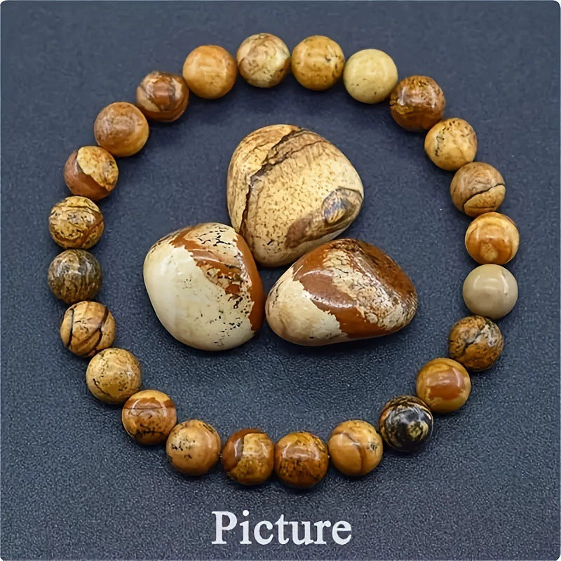 Red Green Treasure Amethyst Sunstone Lapis Lazuli Tiger Eye Handmade Bracelets
