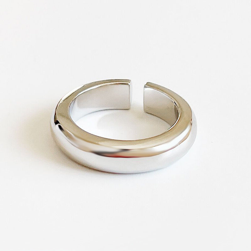 Korean Style Simple Glossy Fashion Temperamental Personalized Cold Rings
