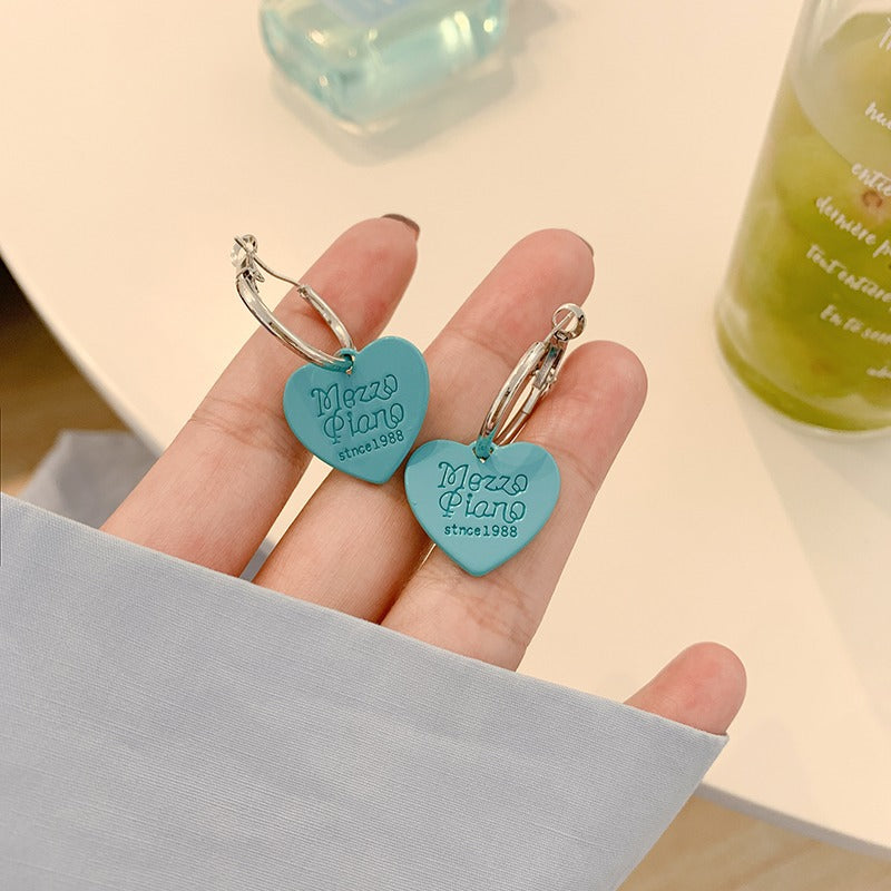 Women's Fashionable Round Face Temperament Auricular Needle High-grade Cute Earrings