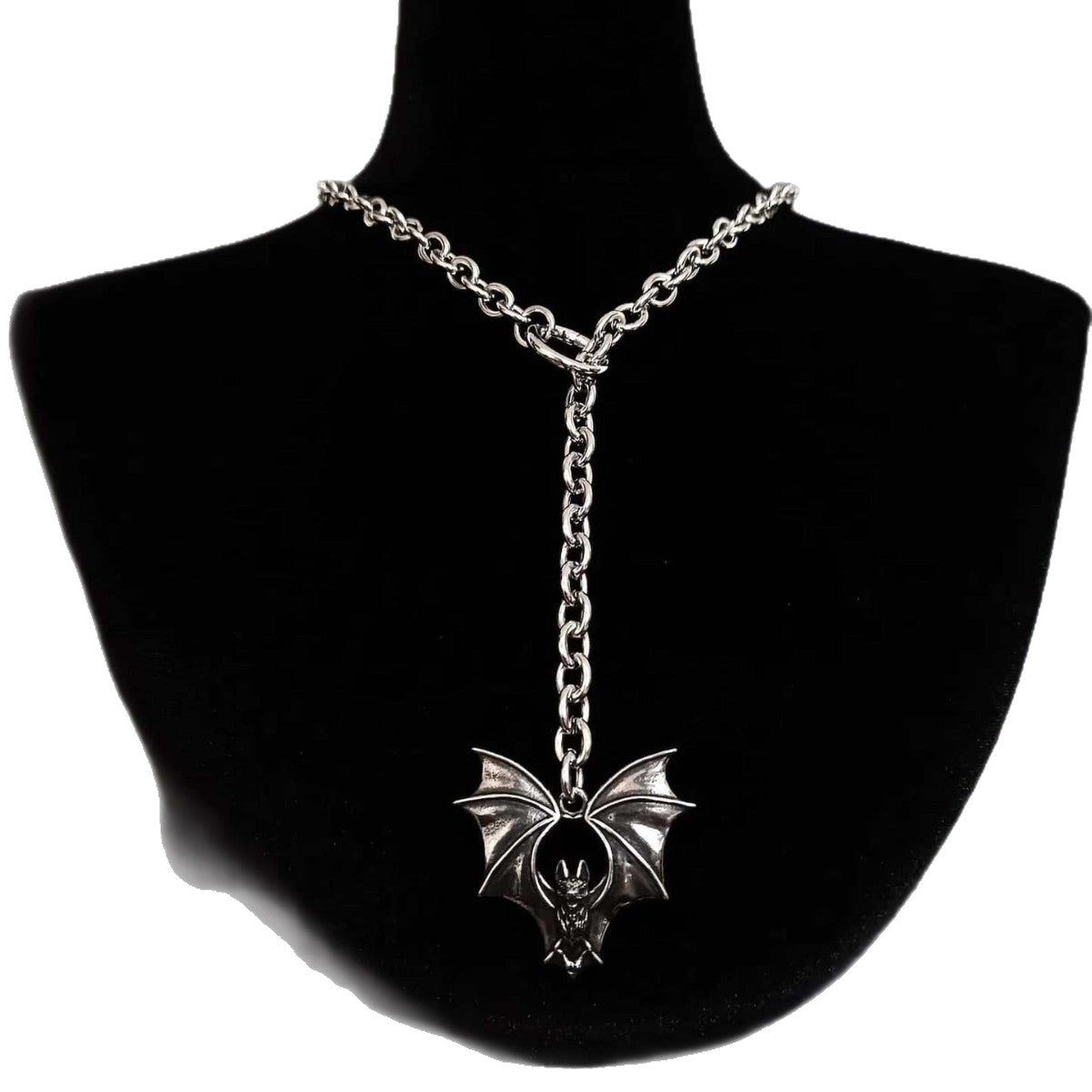 Bat Female Gothic Exaggerated Personalized Design Necklace