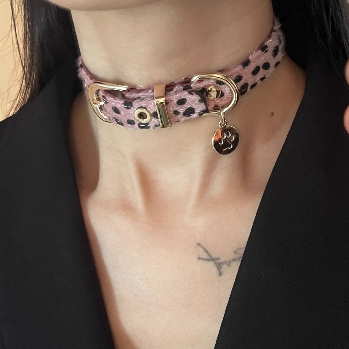 Sweet Cool Hot Design Punk Leather Neck Collar