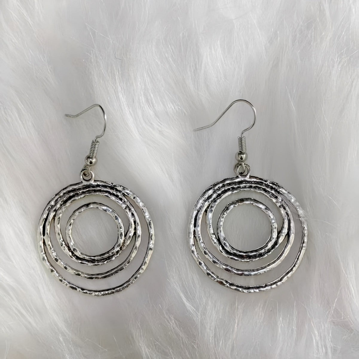 Women's Design Zinc Alloy Vortex Series Oval Heart Water Drops Earrings