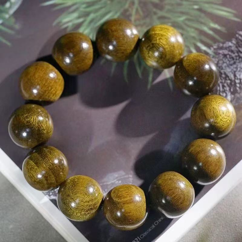 Sichuan Silkwood Old Materials Demolition Buddha Beads Prayer Bracelet