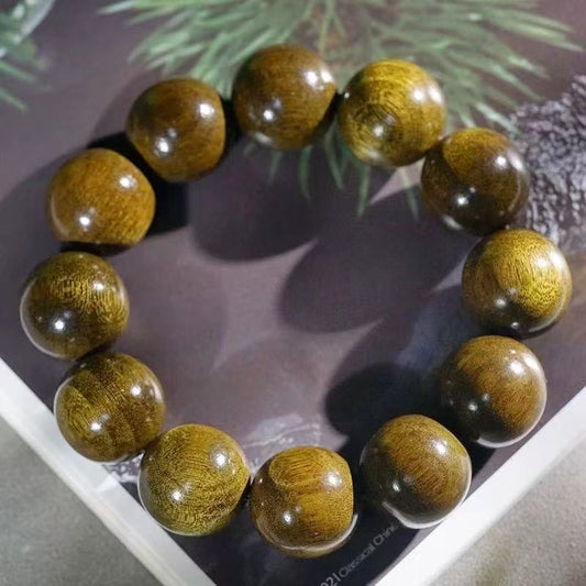 Sichuan Silkwood Old Materials Demolition Buddha Beads Prayer Bracelet