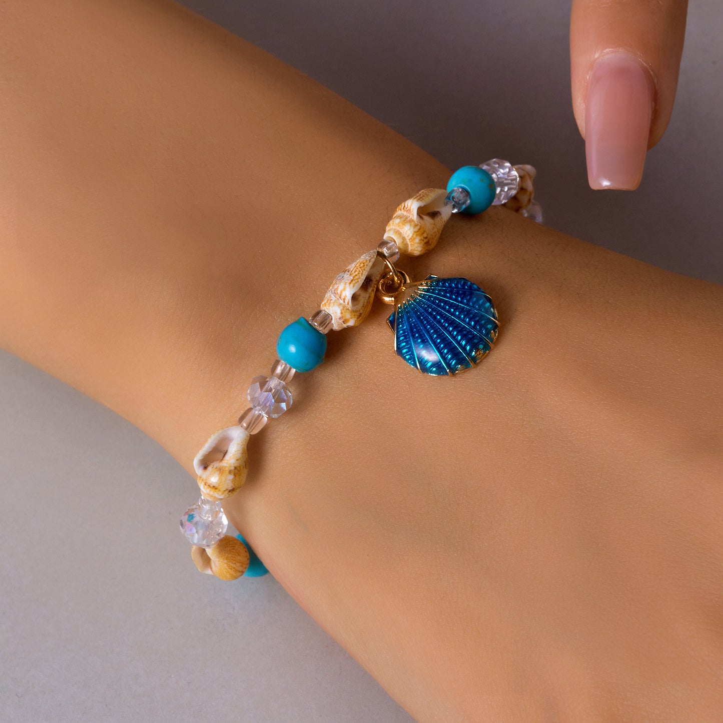 Beach Foot Ornaments Fashion Conch Bead Bracelets