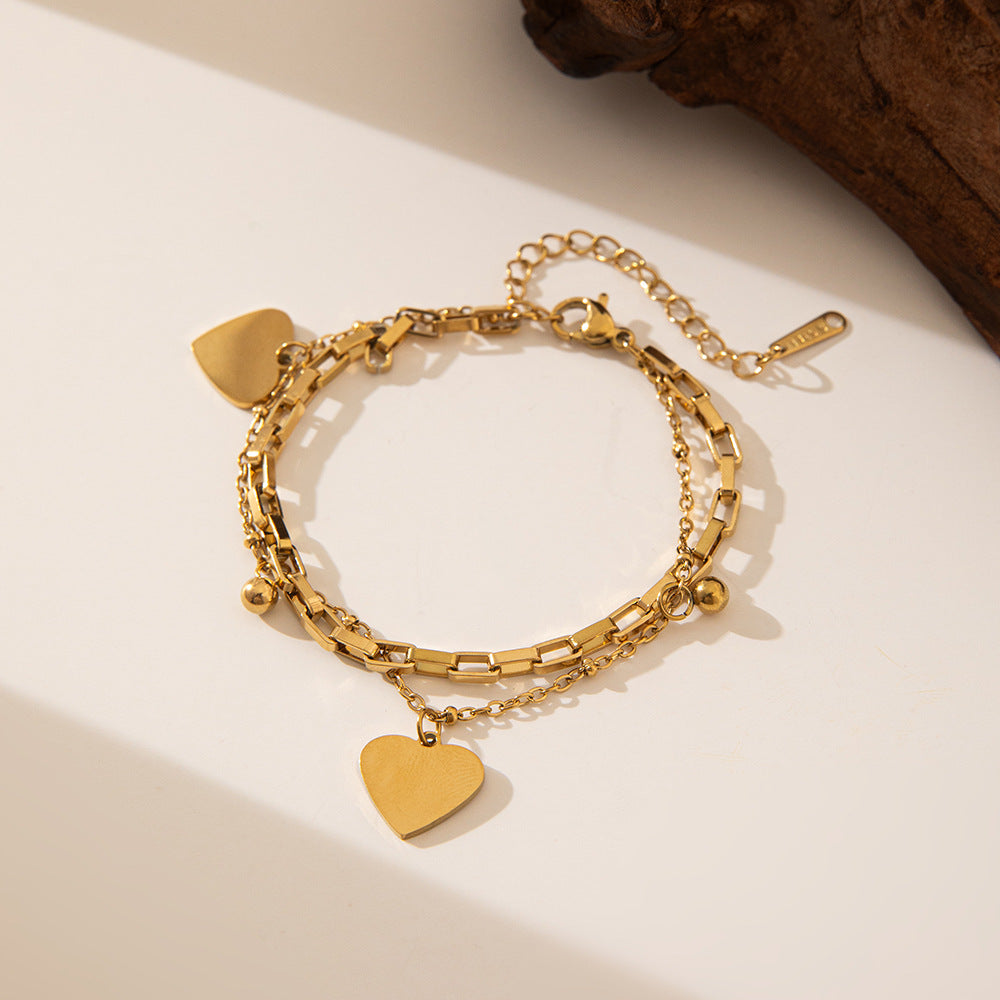 Women's Steel High-grade Gold Does Not Fade Anklets