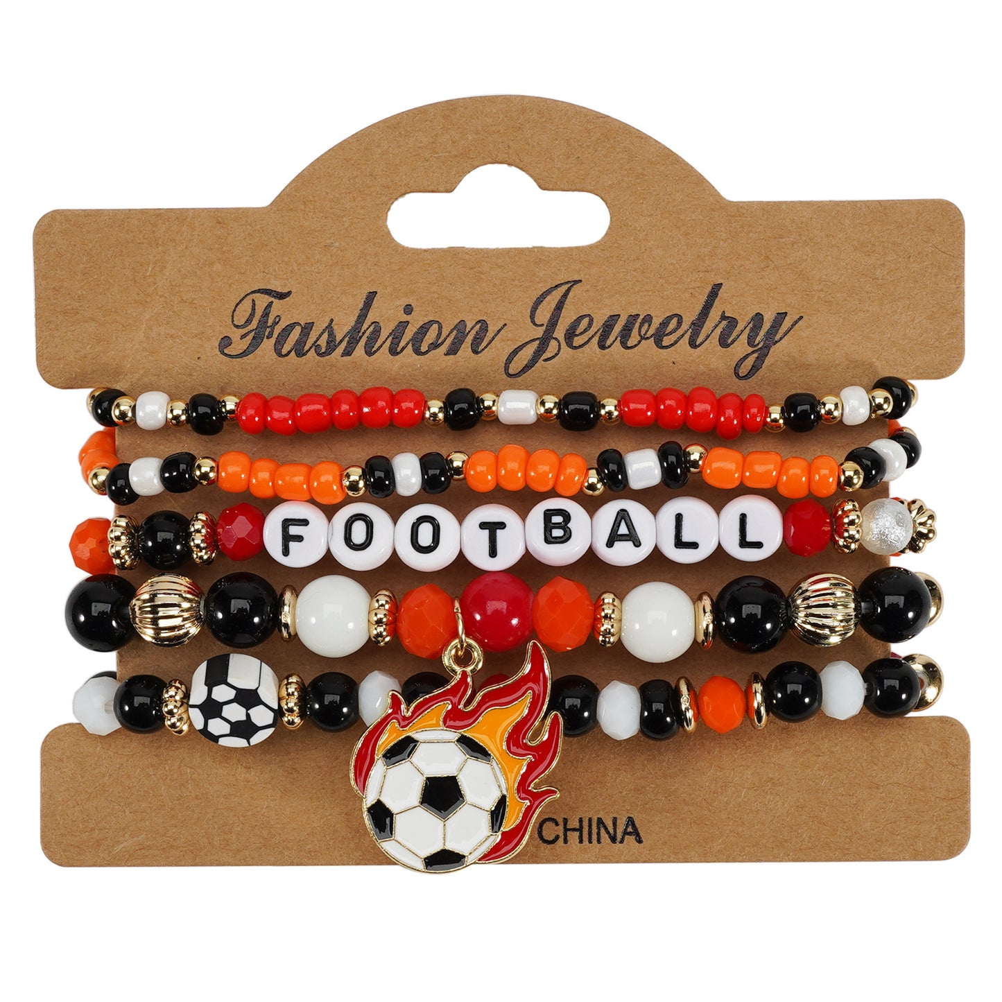 Women's & Men's American Mexico World Cup Football Fans Shoes Element Bracelets