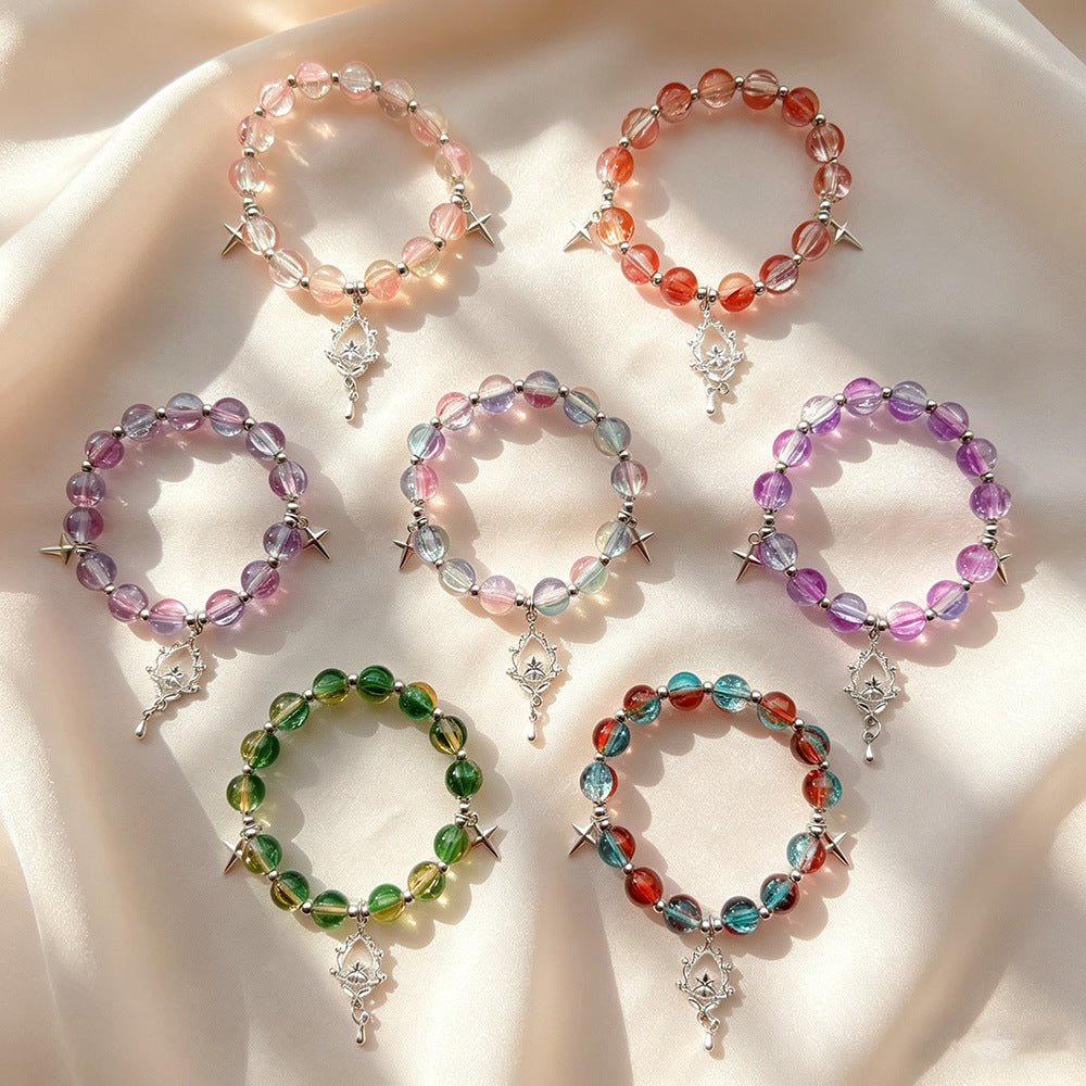 Summer Glaze Female Design Style High Sense Cultural Bracelets