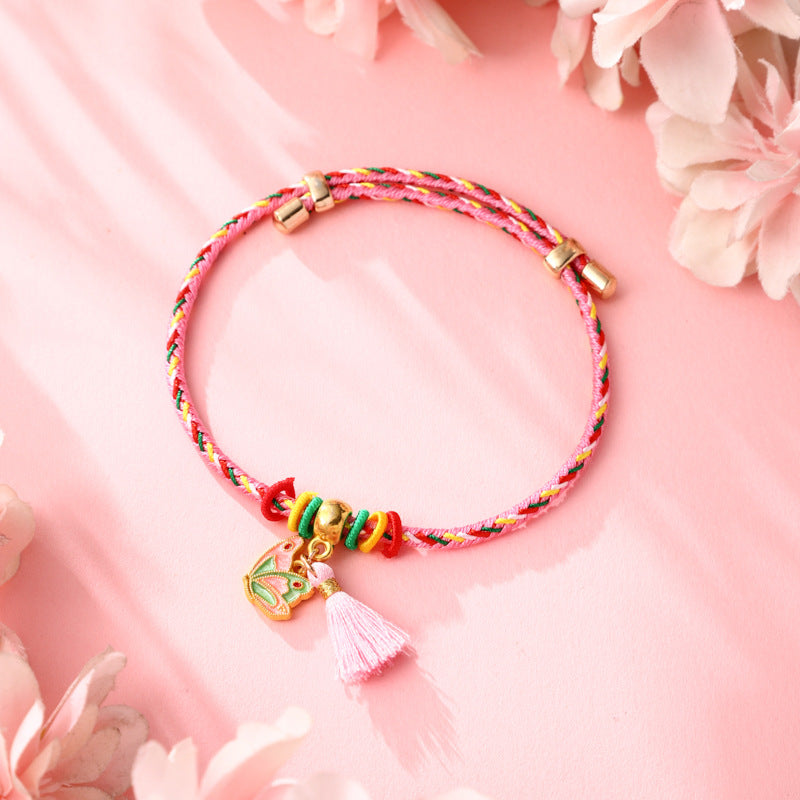 Children's Hundred Dragon Boat Festival Colorful Braided Rope Batches Of Goods Bracelets
