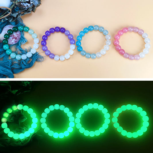 Luminous Imitation Bodhi Gradient Color Hand Toy Pliable Temperament Bracelets