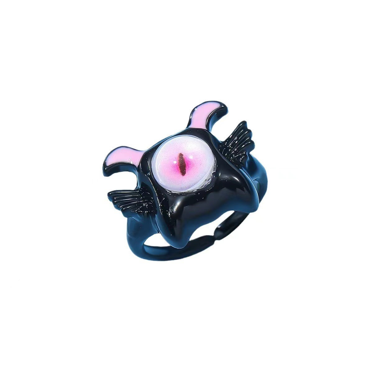 Devil's Eye Cartoon Cute Monster Niche Rings