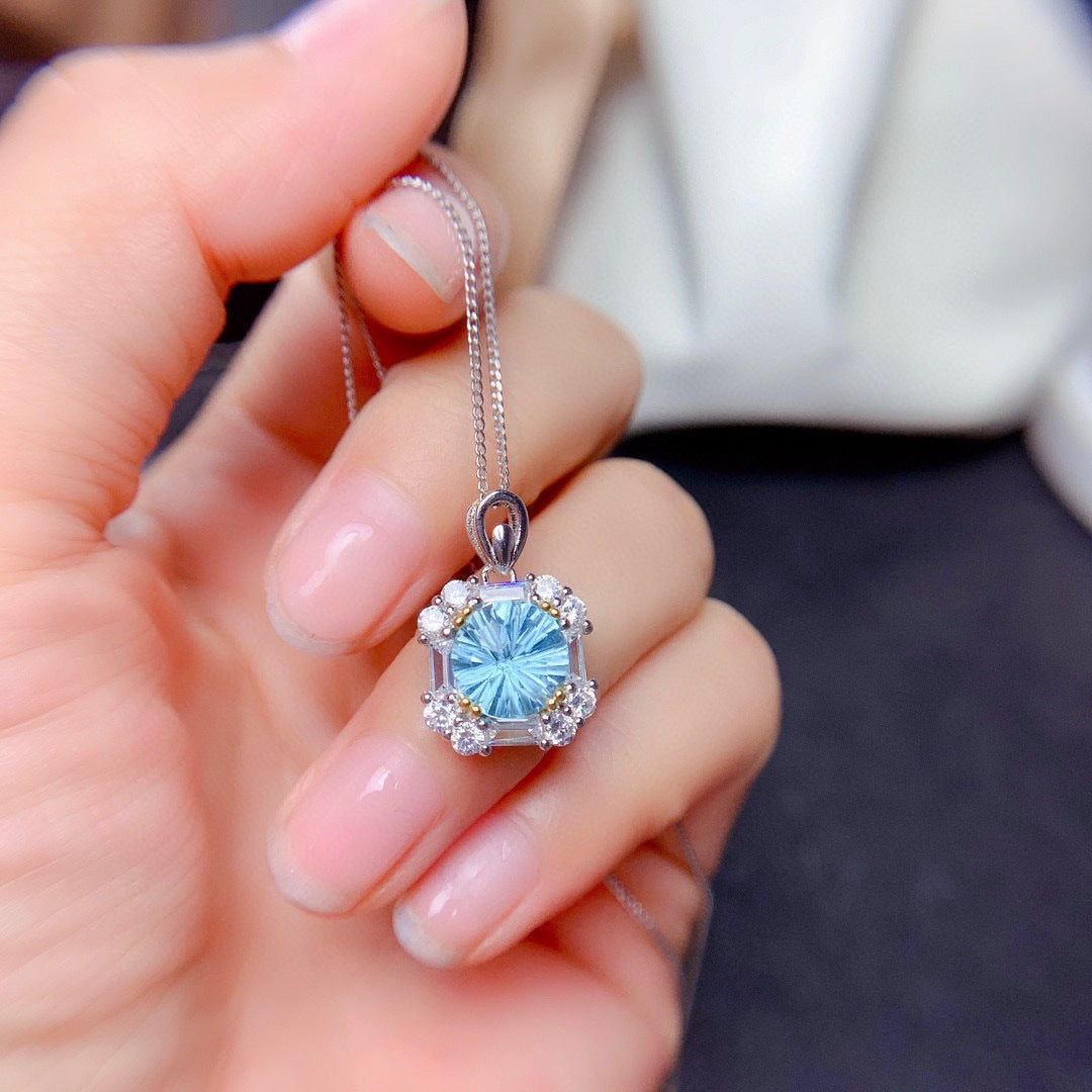 Live Broadcast 2 Karat High Carbon Diamond Imitation Natural Sky Rings