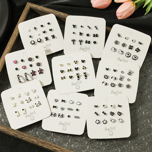 Women's Elegant Simple Cute Cartoon Niche Design Rings