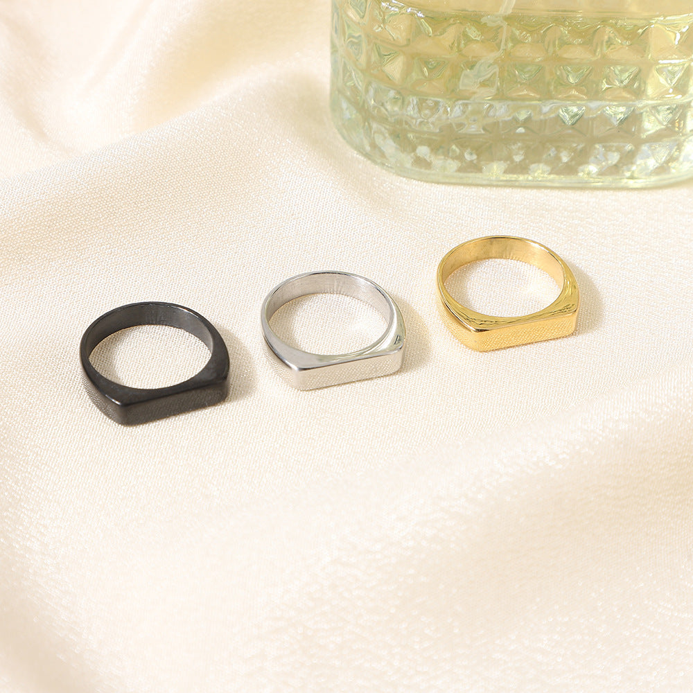 Women's & Men's Plate Geometric Simple High Sense Affordable Luxury Style Bracelets