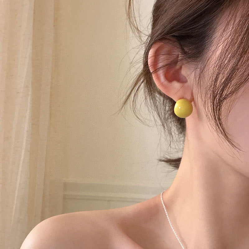 Ball Female Summer Fresh Simple Fashion Trend Temperament Commute Earrings