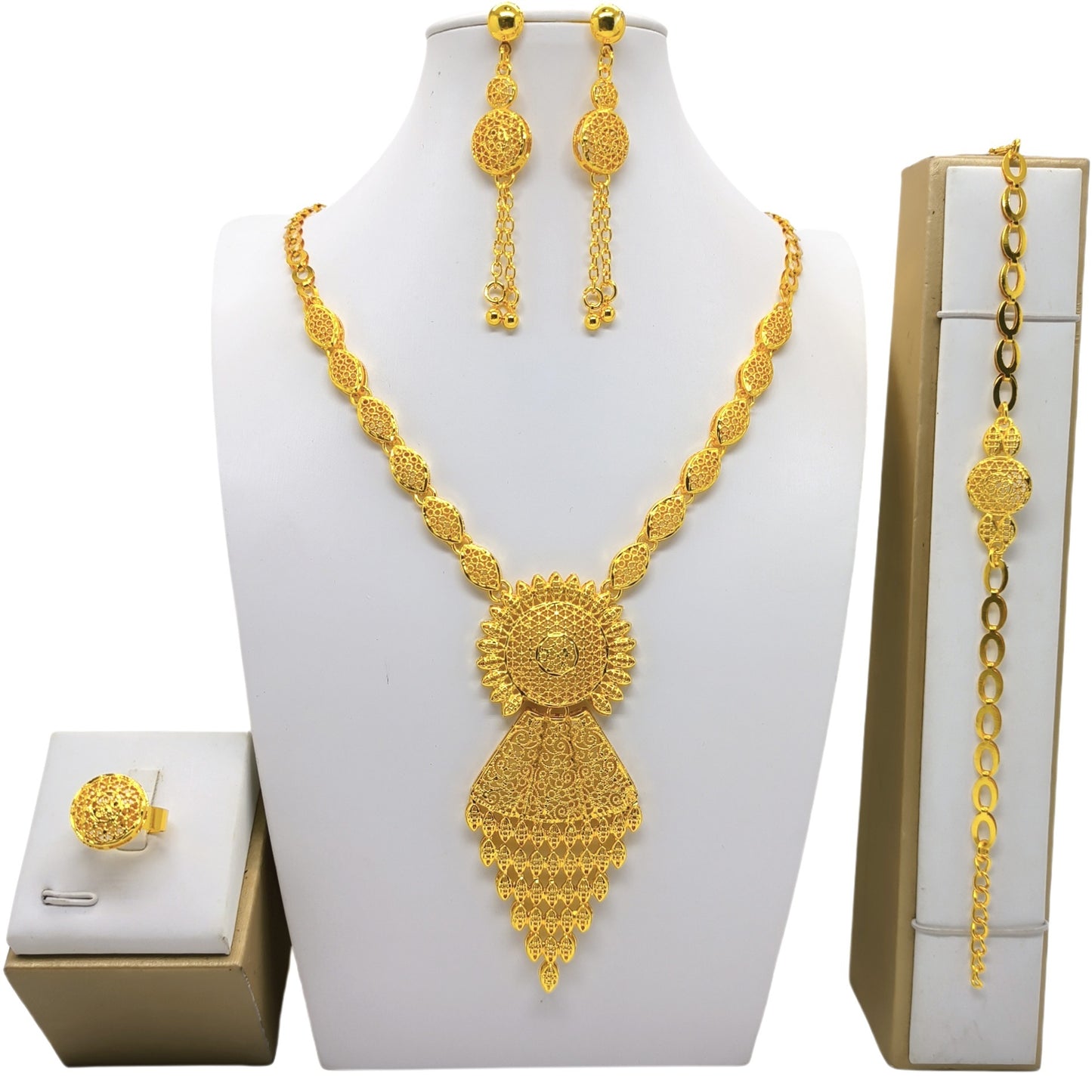 Women's Saudi Arabia Gold African Bridal Indian Bracelets