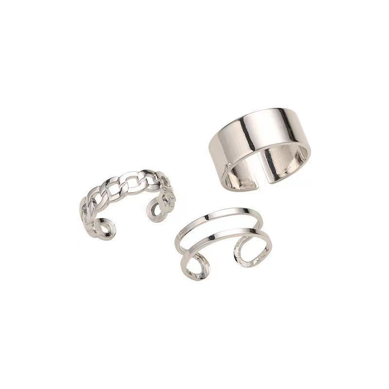 Style Female Niche Design Combination Sweet Cool Rings