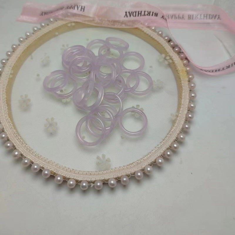 Female Single Material Sticky Accessory International Trade City Ring