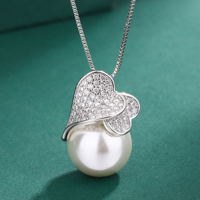 Women's Natural Freshwater Pearl White Shell Pearls Are Rings