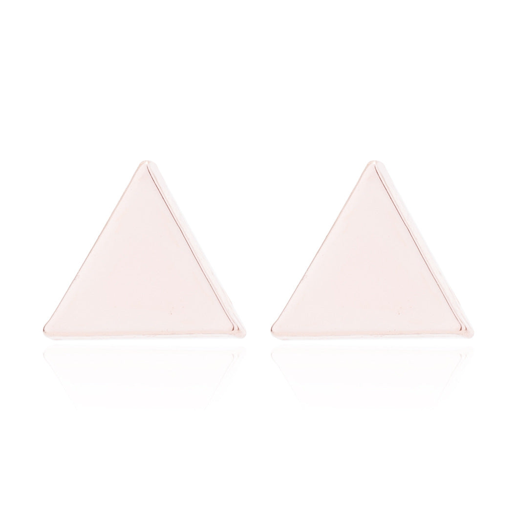 Women's Stainless Steel Geometric Gesture Love Heart Stud Earrings