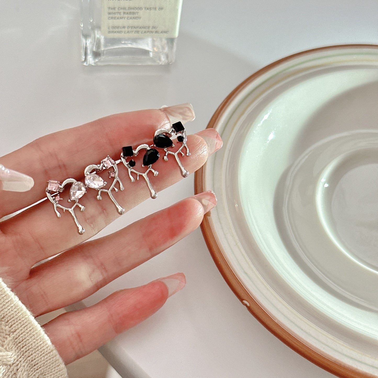 Love Heart Female Niche Advanced Design Temperament Rings