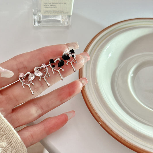 Love Heart Female Niche Advanced Design Temperament Rings