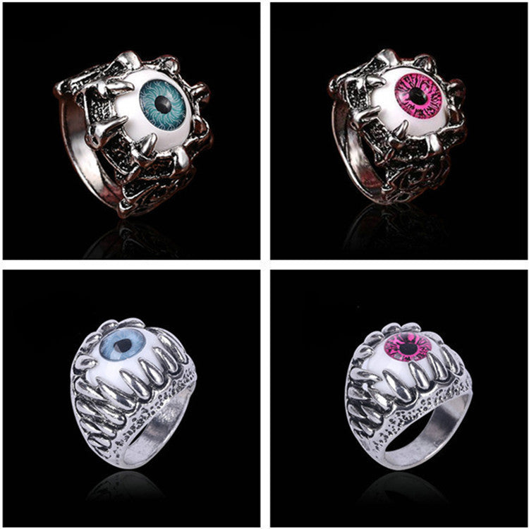 Retro Devil Eye Alloy Evil Trend Ring