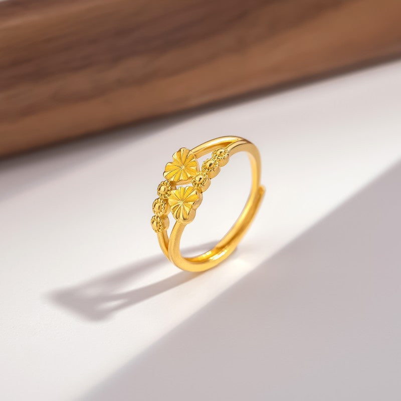 Heart-shaped Open Mouth Love Stall Live Rings